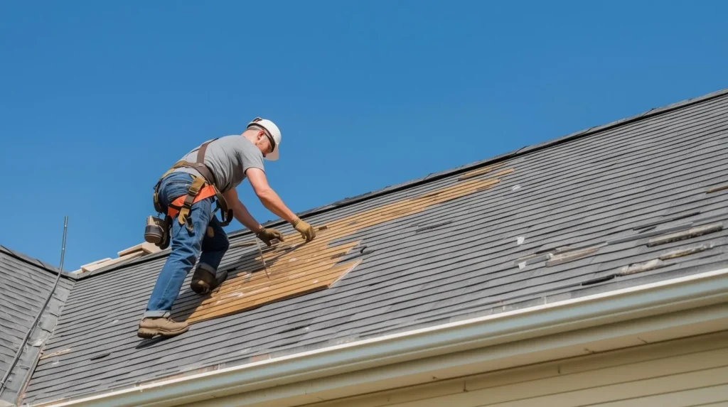 Adding ventilation strip along house peak for air circulation