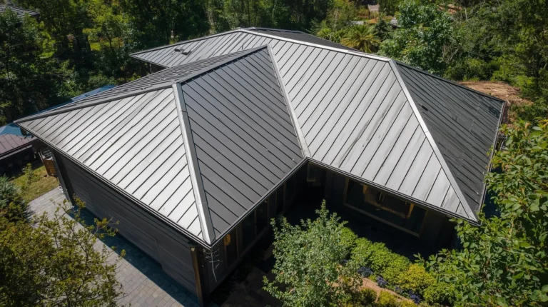 Metal roofing installed on a residential property in Ooltewah TN for long-term durability